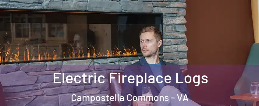 Electric Fireplace Logs Campostella Commons - VA