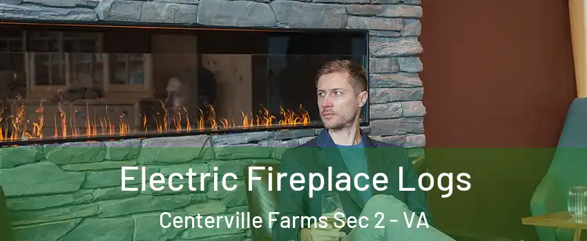 Electric Fireplace Logs Centerville Farms Sec 2 - VA