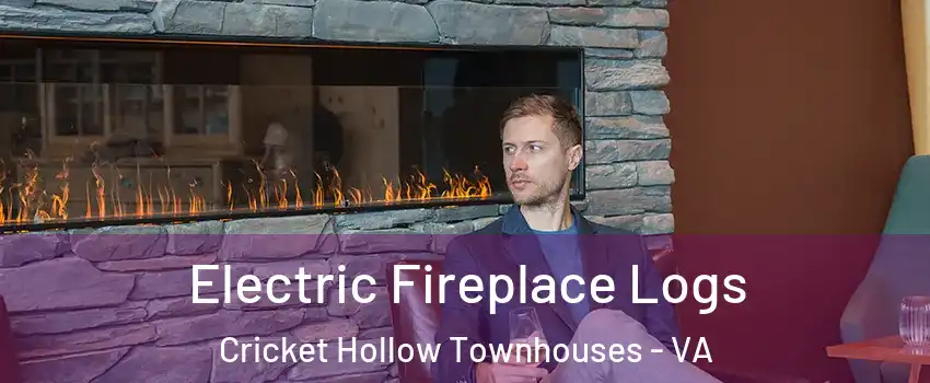 Electric Fireplace Logs Cricket Hollow Townhouses - VA