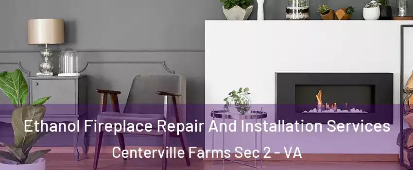 Ethanol Fireplace Repair And Installation Services Centerville Farms Sec 2 - VA