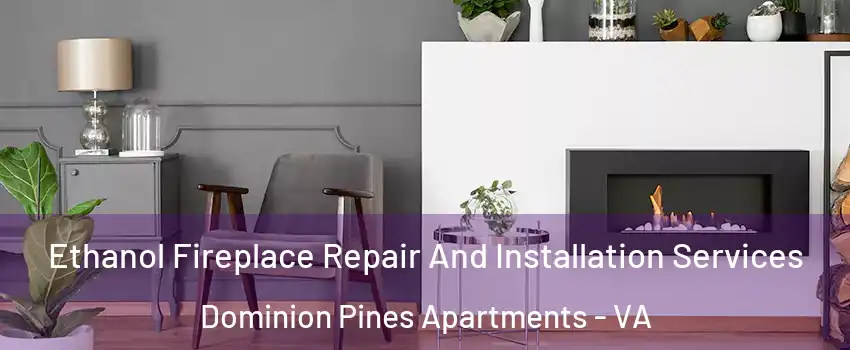 Ethanol Fireplace Repair And Installation Services Dominion Pines Apartments - VA
