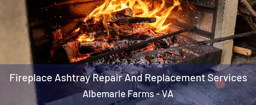 Fireplace Ashtray Repair And Replacement Services Albemarle Farms - VA