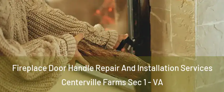 Fireplace Door Handle Repair And Installation Services Centerville Farms Sec 1 - VA