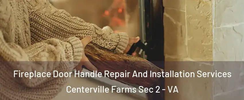 Fireplace Door Handle Repair And Installation Services Centerville Farms Sec 2 - VA