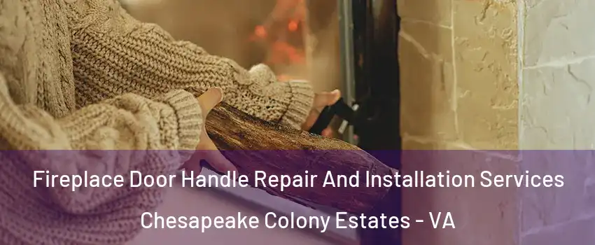 Fireplace Door Handle Repair And Installation Services Chesapeake Colony Estates - VA