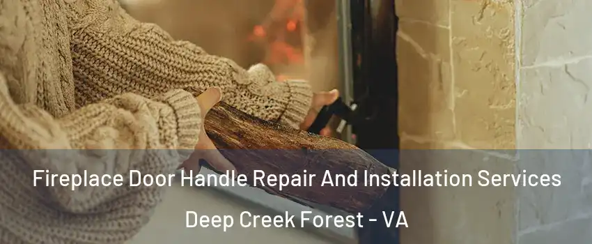Fireplace Door Handle Repair And Installation Services Deep Creek Forest - VA
