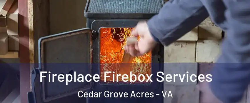 Fireplace Firebox Services Cedar Grove Acres - VA