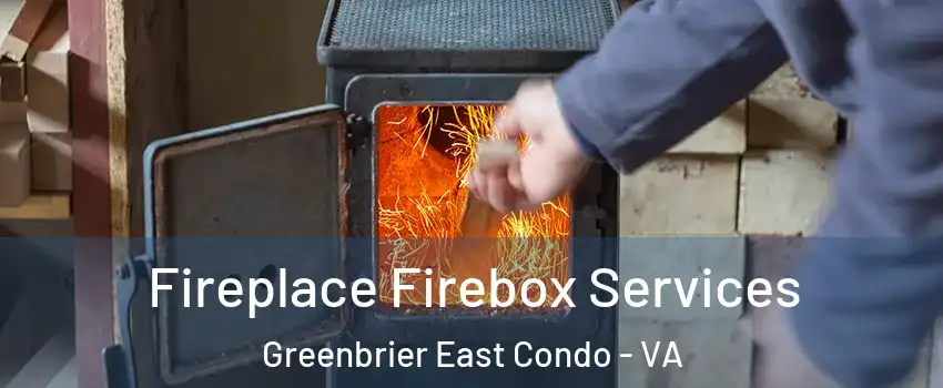 Fireplace Firebox Services Greenbrier East Condo - VA