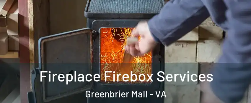 Fireplace Firebox Services Greenbrier Mall - VA