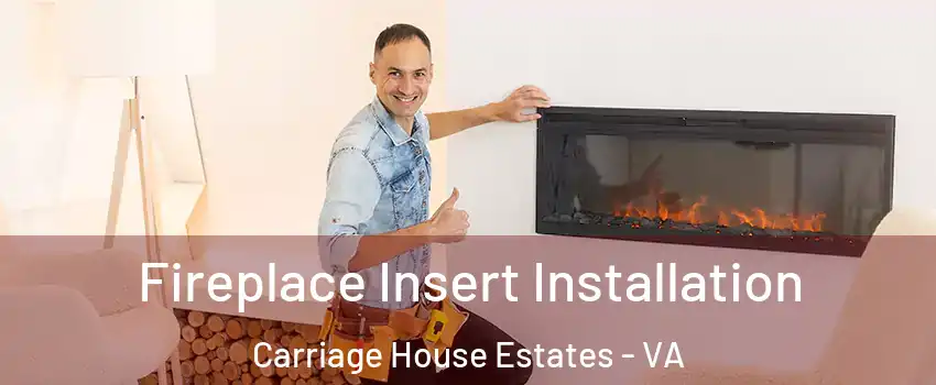 Fireplace Insert Installation Carriage House Estates - VA