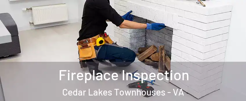 Fireplace Inspection Cedar Lakes Townhouses - VA