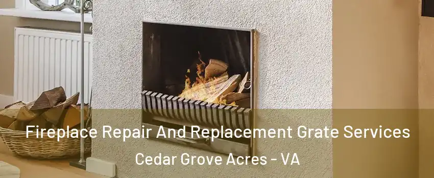 Fireplace Repair And Replacement Grate Services Cedar Grove Acres - VA