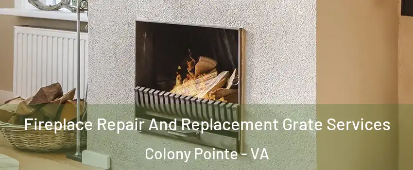 Fireplace Repair And Replacement Grate Services Colony Pointe - VA