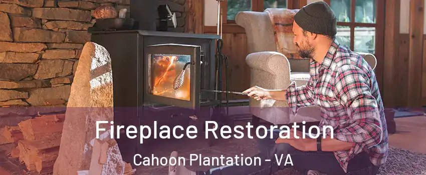 Fireplace Restoration Cahoon Plantation - VA