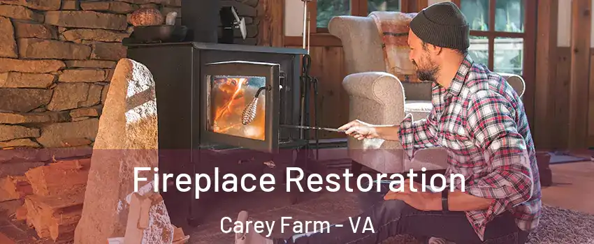 Fireplace Restoration Carey Farm - VA
