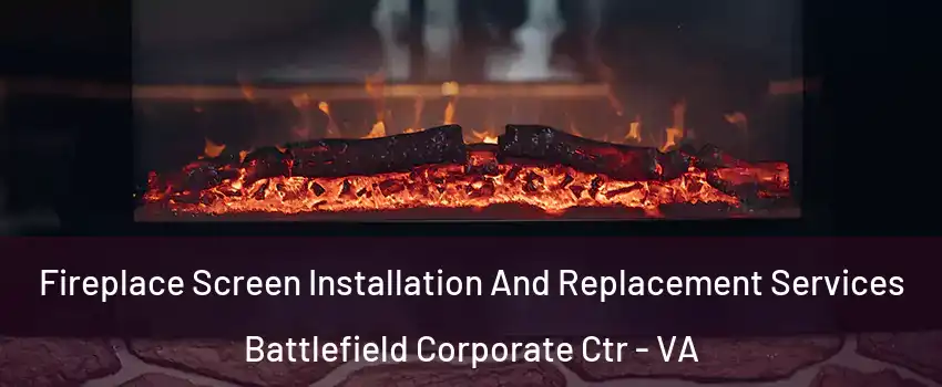 Fireplace Screen Installation And Replacement Services Battlefield Corporate Ctr - VA