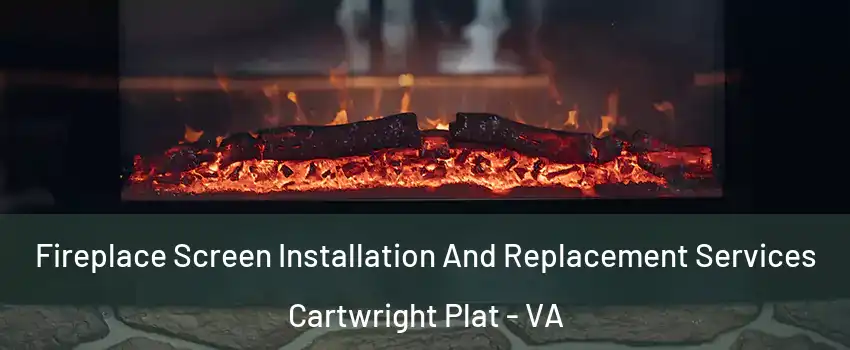 Fireplace Screen Installation And Replacement Services Cartwright Plat - VA