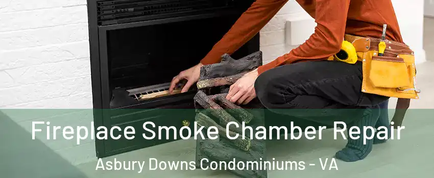 Fireplace Smoke Chamber Repair Asbury Downs Condominiums - VA