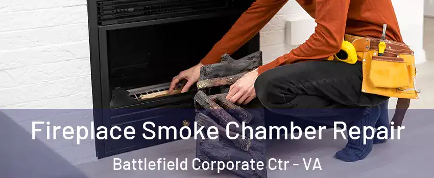 Fireplace Smoke Chamber Repair Battlefield Corporate Ctr - VA