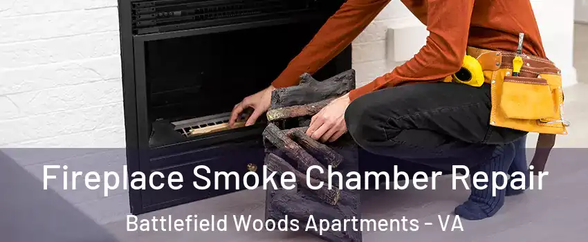 Fireplace Smoke Chamber Repair Battlefield Woods Apartments - VA