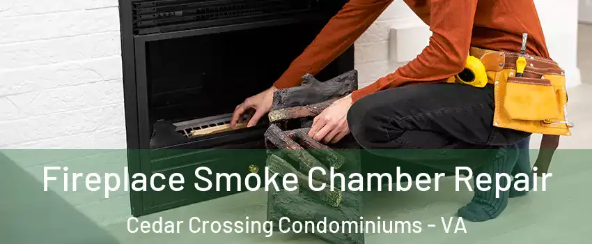 Fireplace Smoke Chamber Repair Cedar Crossing Condominiums - VA