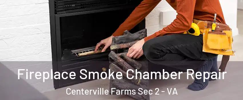 Fireplace Smoke Chamber Repair Centerville Farms Sec 2 - VA