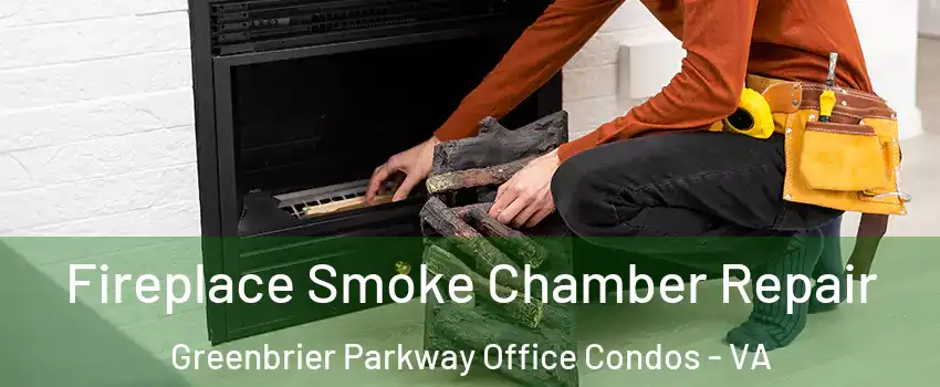 Fireplace Smoke Chamber Repair Greenbrier Parkway Office Condos - VA