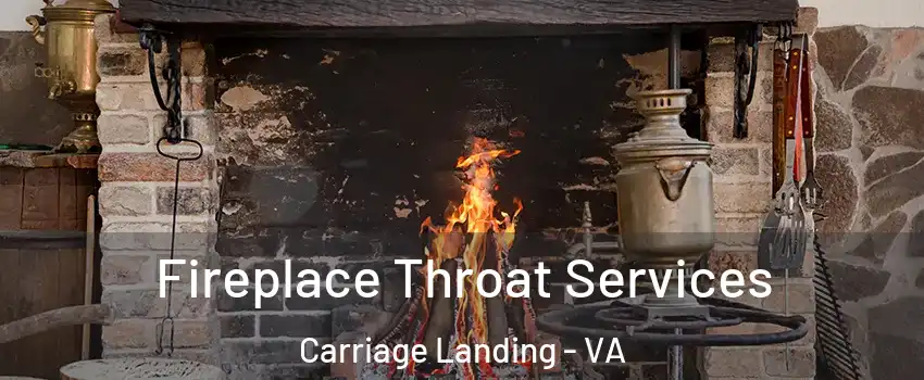 Fireplace Throat Services Carriage Landing - VA