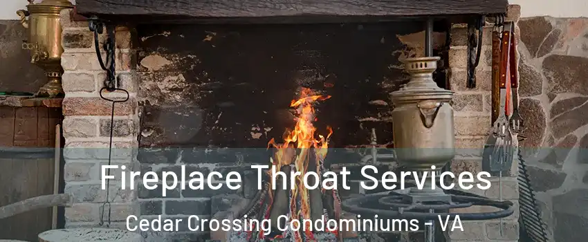 Fireplace Throat Services Cedar Crossing Condominiums - VA