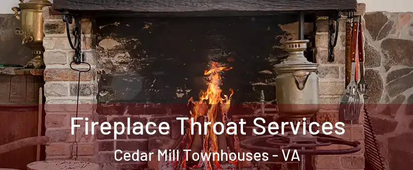 Fireplace Throat Services Cedar Mill Townhouses - VA