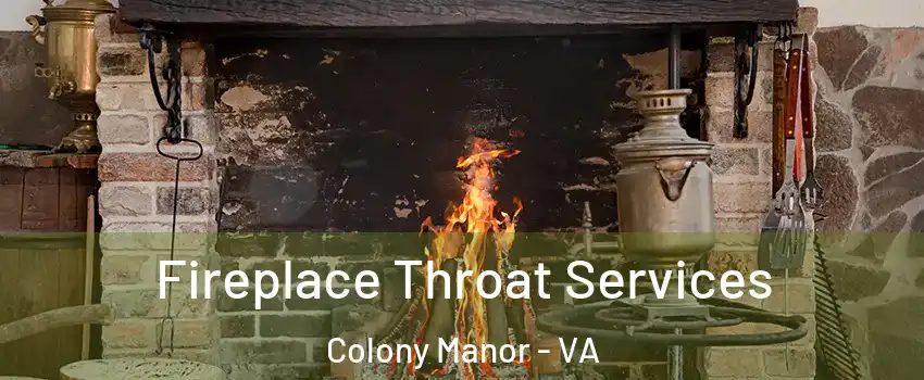 Fireplace Throat Services Colony Manor - VA