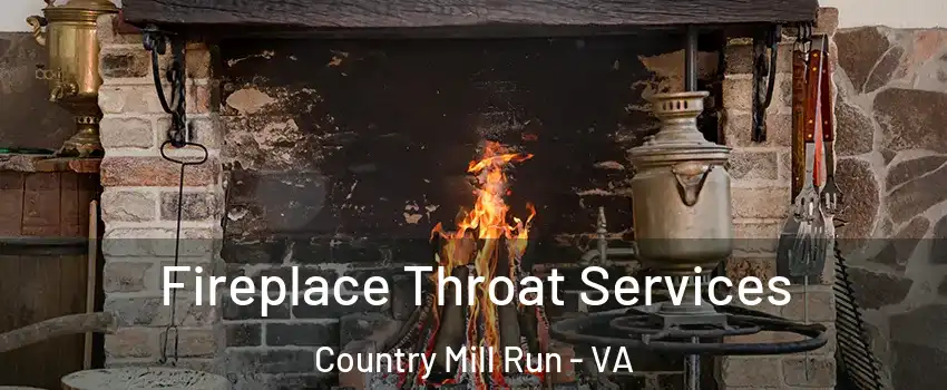 Fireplace Throat Services Country Mill Run - VA
