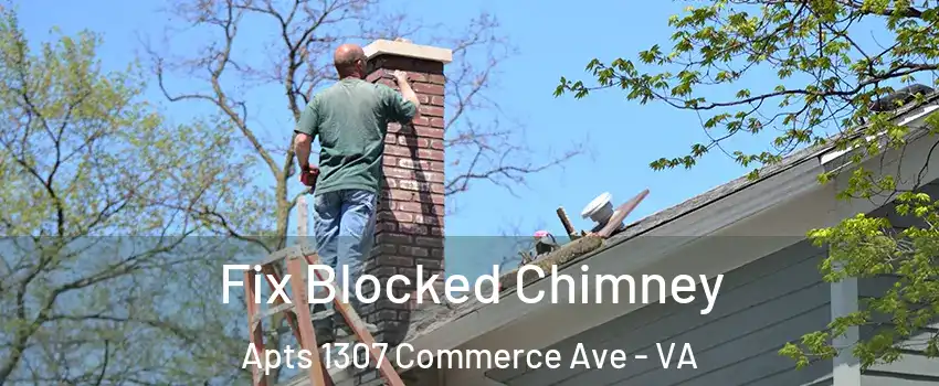 Fix Blocked Chimney Apts 1307 Commerce Ave - VA