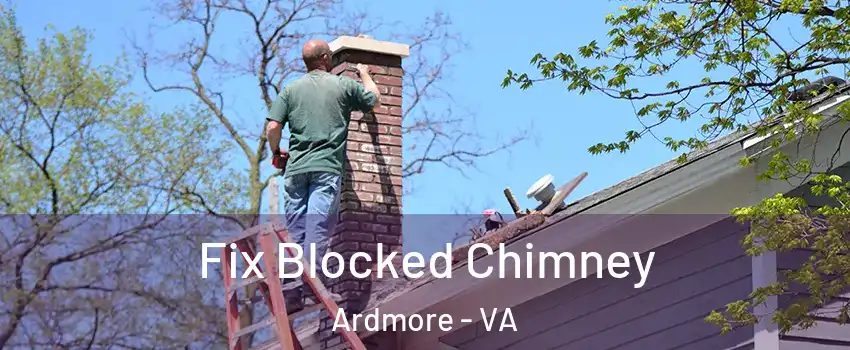 Fix Blocked Chimney Ardmore - VA