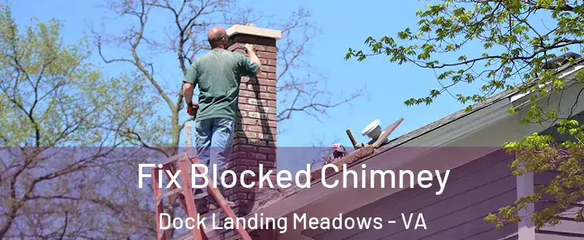Fix Blocked Chimney Dock Landing Meadows - VA