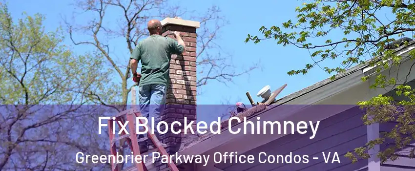 Fix Blocked Chimney Greenbrier Parkway Office Condos - VA