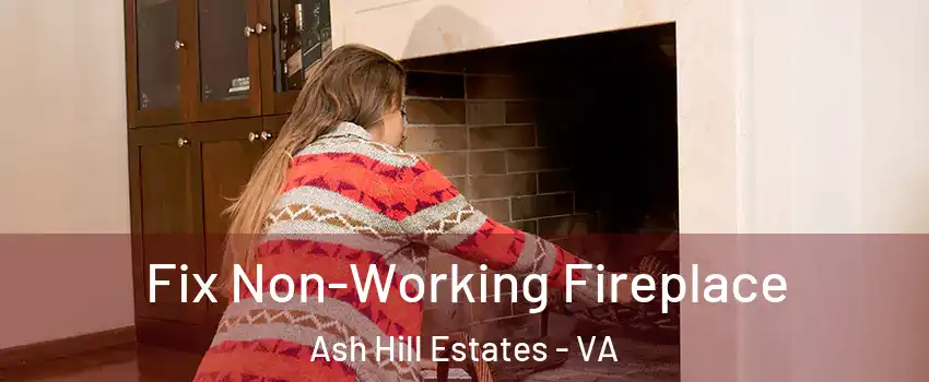 Fix Non-Working Fireplace Ash Hill Estates - VA