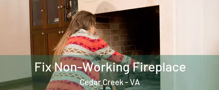 Fix Non-Working Fireplace Cedar Creek - VA