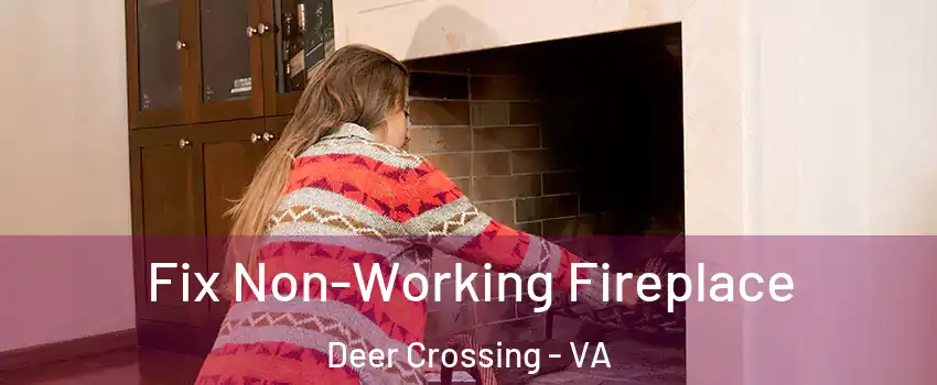 Fix Non-Working Fireplace Deer Crossing - VA