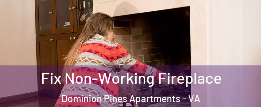 Fix Non-Working Fireplace Dominion Pines Apartments - VA