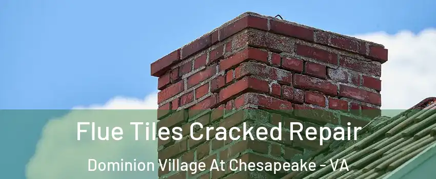 Flue Tiles Cracked Repair Dominion Village At Chesapeake - VA