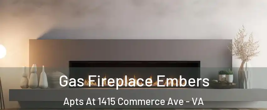 Gas Fireplace Embers Apts At 1415 Commerce Ave - VA
