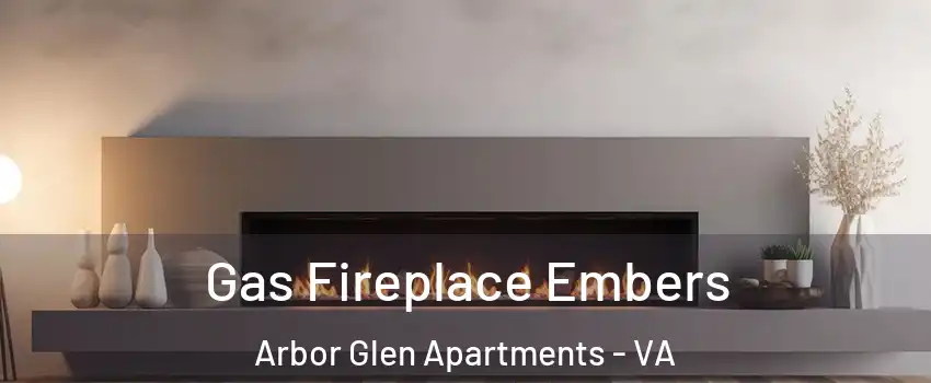 Gas Fireplace Embers Arbor Glen Apartments - VA
