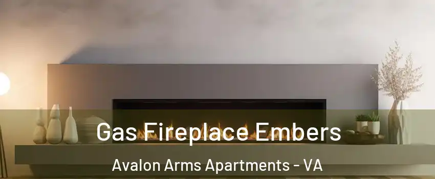 Gas Fireplace Embers Avalon Arms Apartments - VA