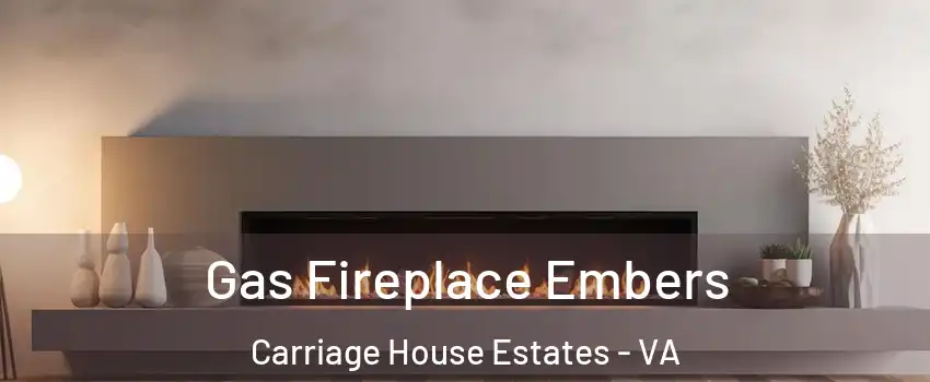 Gas Fireplace Embers Carriage House Estates - VA