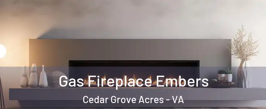 Gas Fireplace Embers Cedar Grove Acres - VA