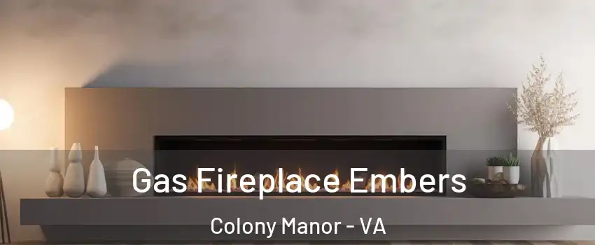 Gas Fireplace Embers Colony Manor - VA