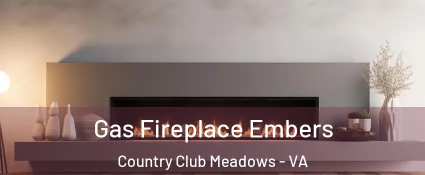 Gas Fireplace Embers Country Club Meadows - VA