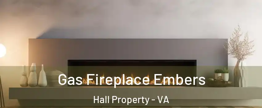 Gas Fireplace Embers Hall Property - VA