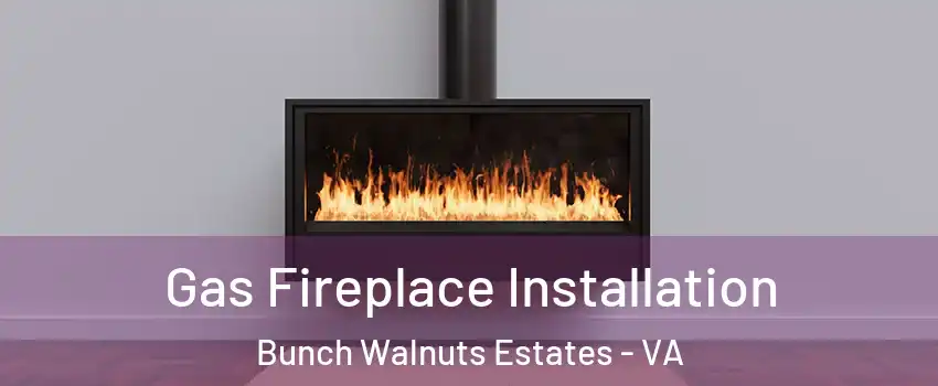 Gas Fireplace Installation Bunch Walnuts Estates - VA
